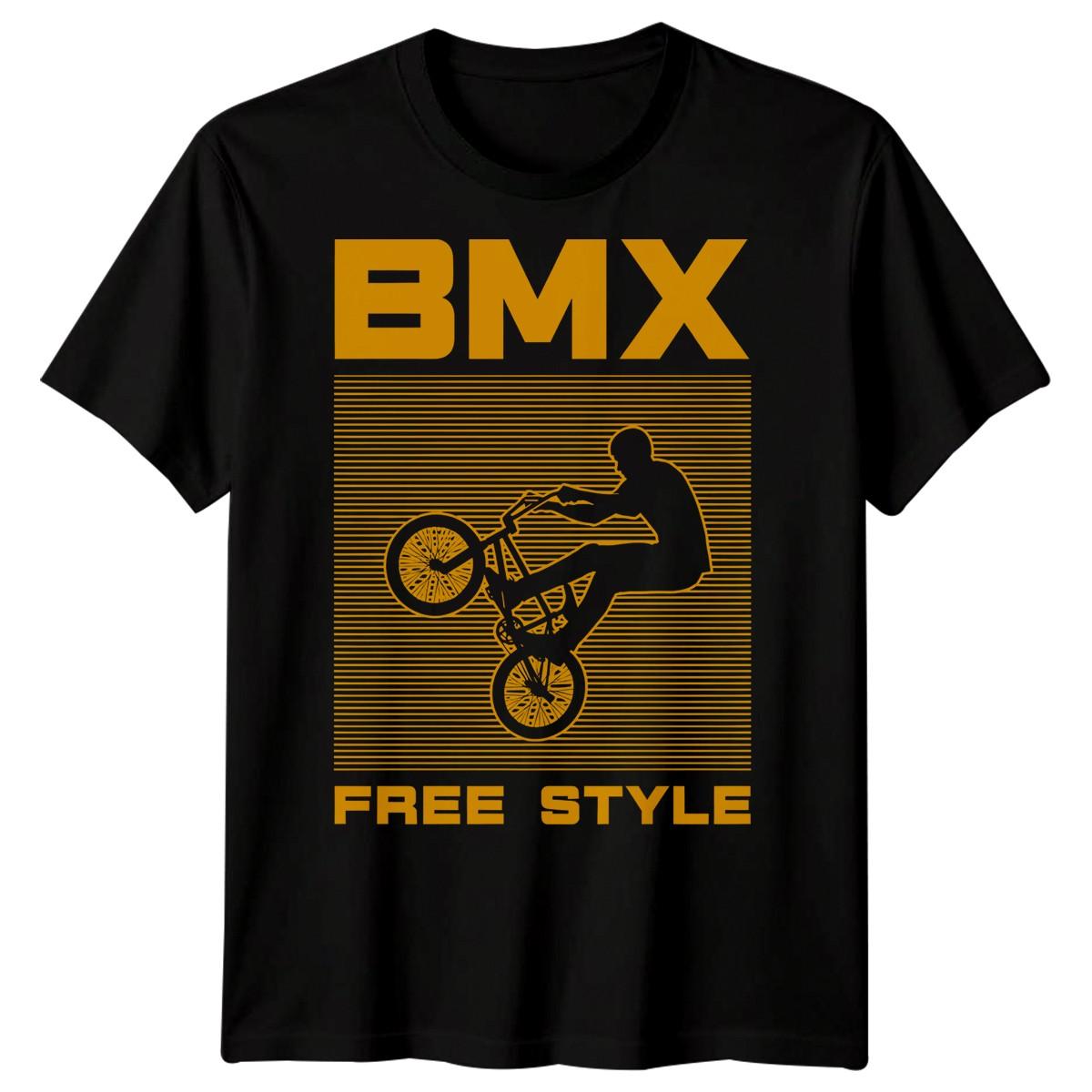 Мужская футболка BMX Фристайл Велоспорт Спортивный Райдер Графическая футболка 3XL