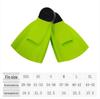 "Silicone Short Swim Fins for Children's and Adults' Freestyle & Breaststroke Training"