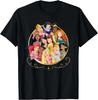 Heißes Mode Casual Disney Prinzessin Königliche Freunde Gruppe T-Shirt S-4XL Vier Jahreszeiten