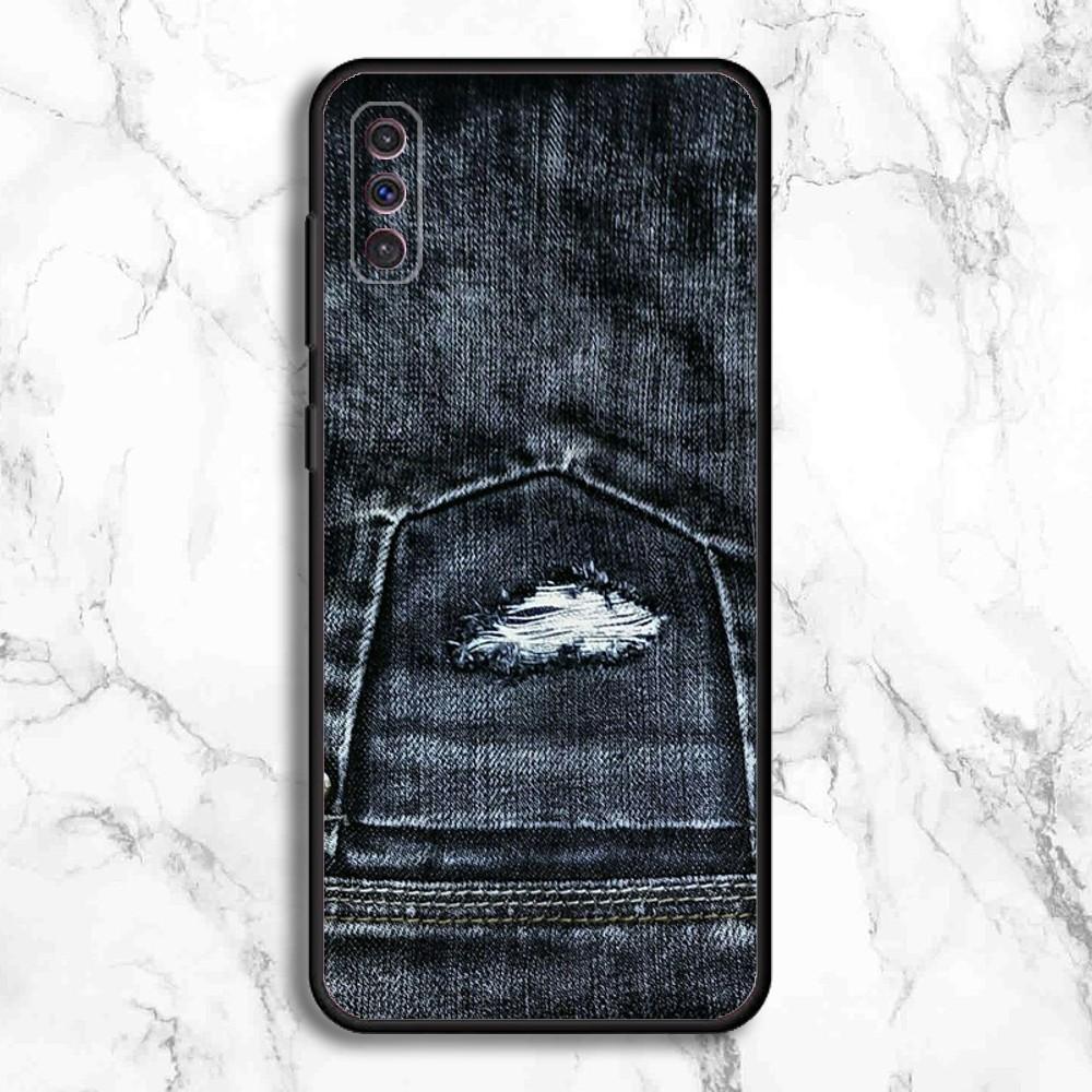 

Tool Jeans Pattern Phone Case For Samsung Galaxy A13,A21s,A22,A31,A32,A52,A53,A71,A80,A91 Soft Black Phone Cover Samsung a514g