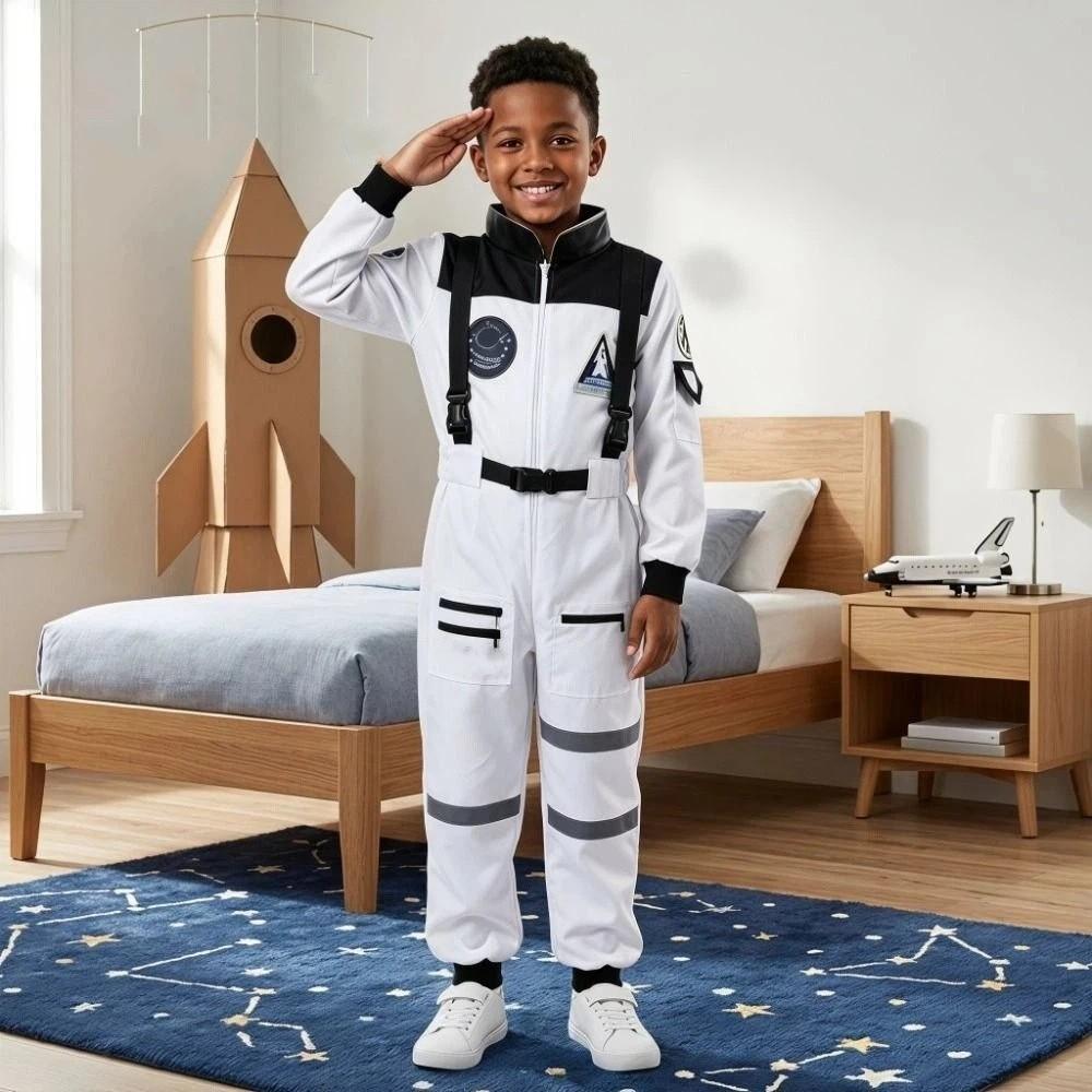 Halloween Spaceman Costume Jumpsuit Cosplay Costume Child Astronaut Costume Cosplay Event
