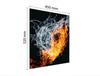 TAGLIERE IN VETRO 45x52 CUORE