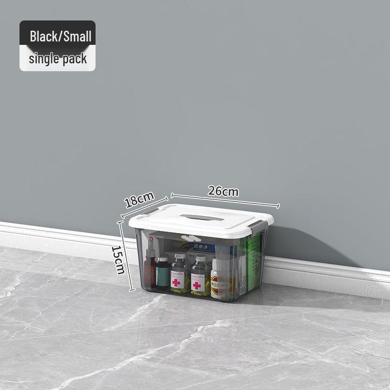 Large Transparent Storage Bin for Toys, Clothes, and Snacks