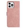 For iPhone 16 Pro Case Butterfly Flower Imprinted PU Leather Wallet Stand Phone Cover