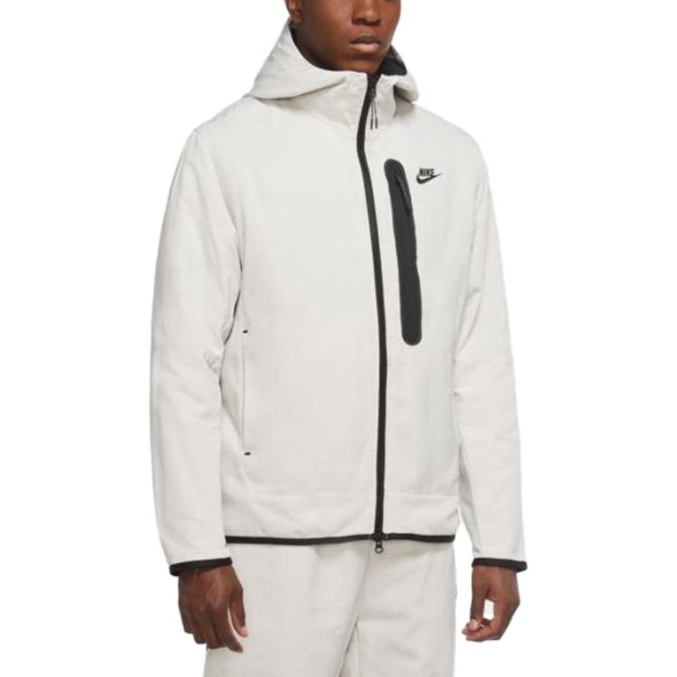 Nike Jackets Men's Ivory Hooded Moderate Other Cu4486-072