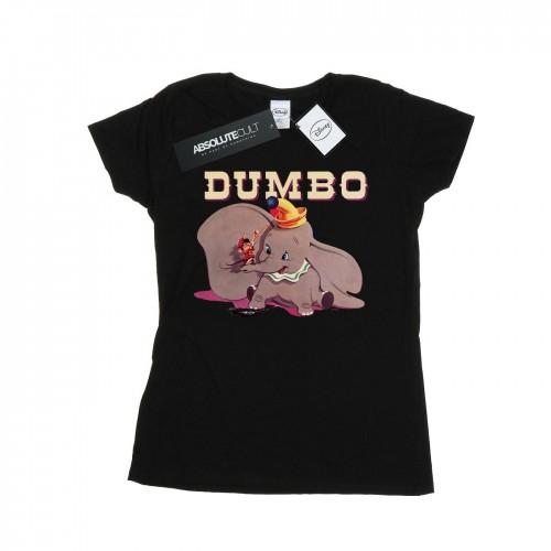 

Disney Womens/Ladies Dumbo TimothyÂ´s Trombone Cotton T-Shirt білий