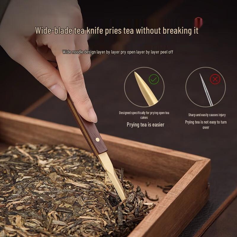 Brass Tea Ceremony Six Gentlemen Tool Set