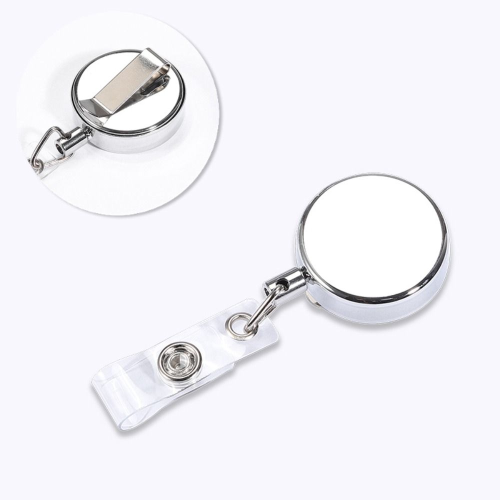 

Бейджхолдер с клипсой и ретрактором для бейджа, защита от потери, легко вытягиваемая пряжка, школьные принадлежности Jacket