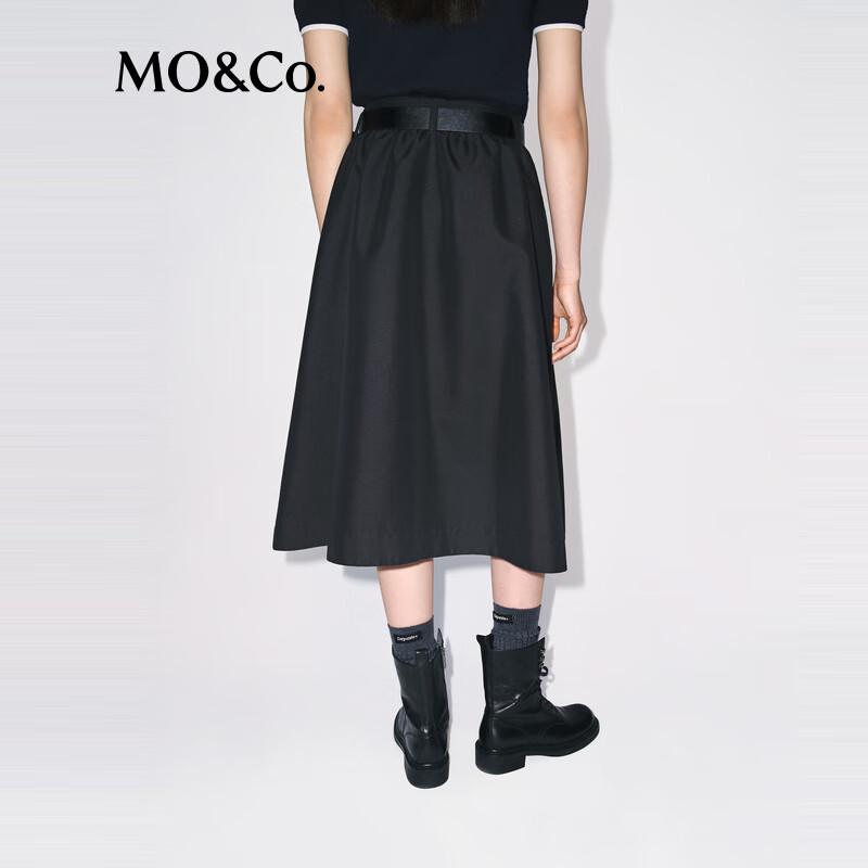 MO&Co. A-Line Mid-Length Skirt