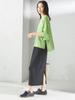 SHIPS for women 18G Filmy Cotton Wide POV 316320487 Green2 One Size S/S