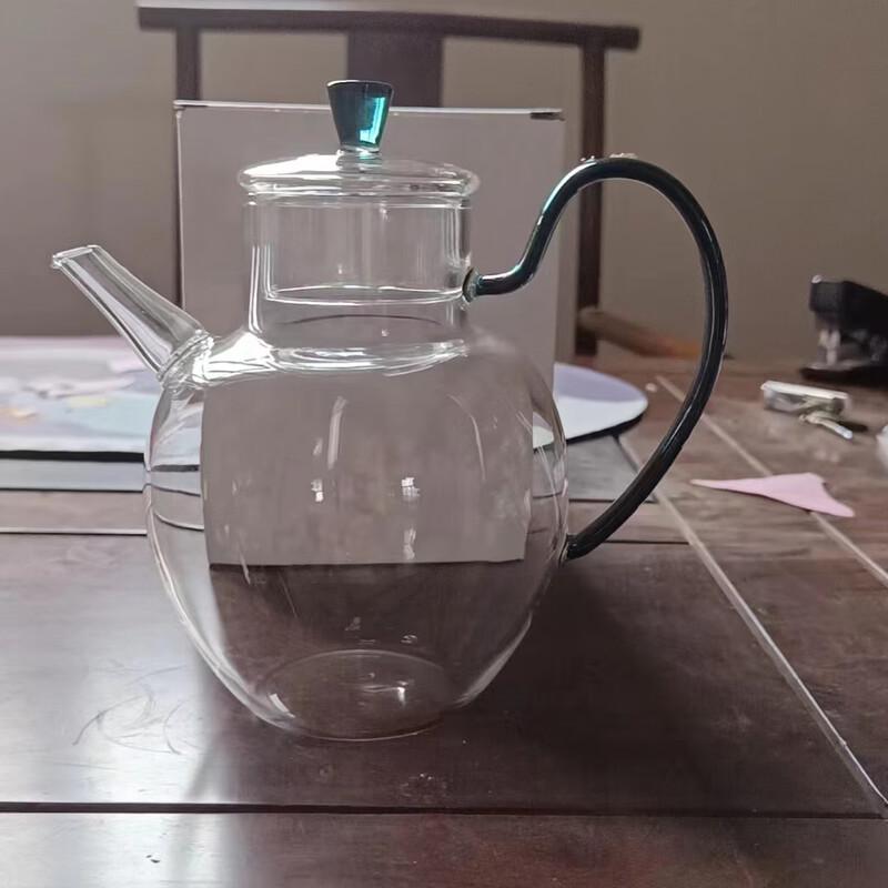 Chaxun Handmade High-Temperature Glass Teapot, 400ML
