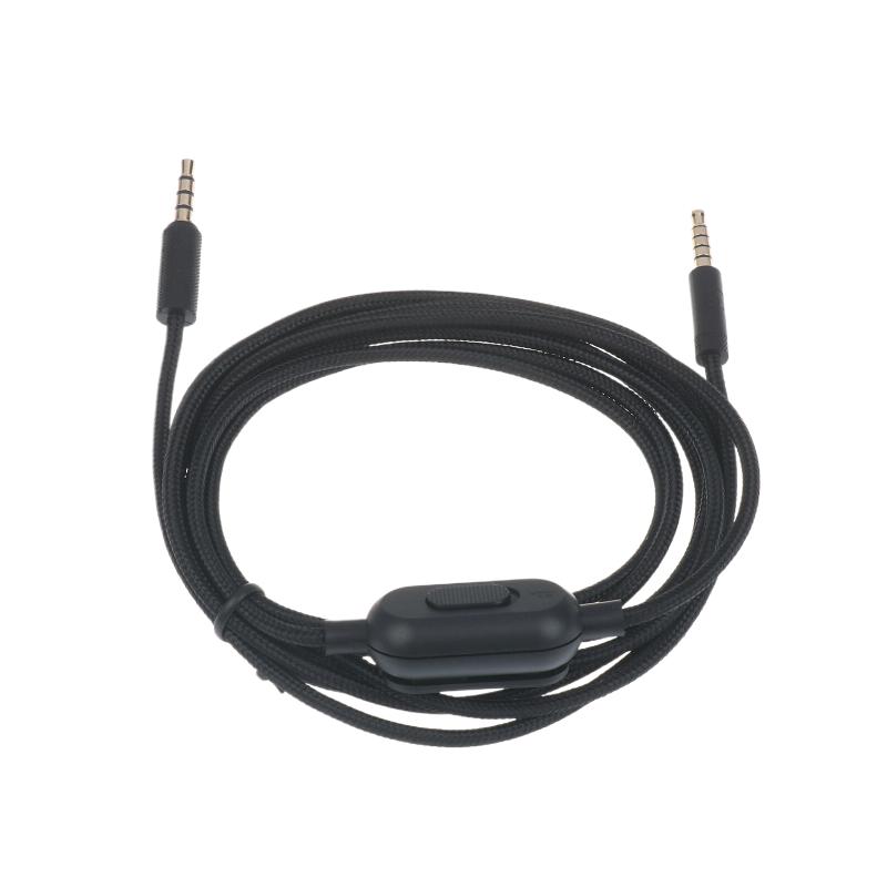 Gaming Headset Cable Woven Earphone Cord With Volume Control And Mute Switch For G Pro G Pro X G433 G233 New