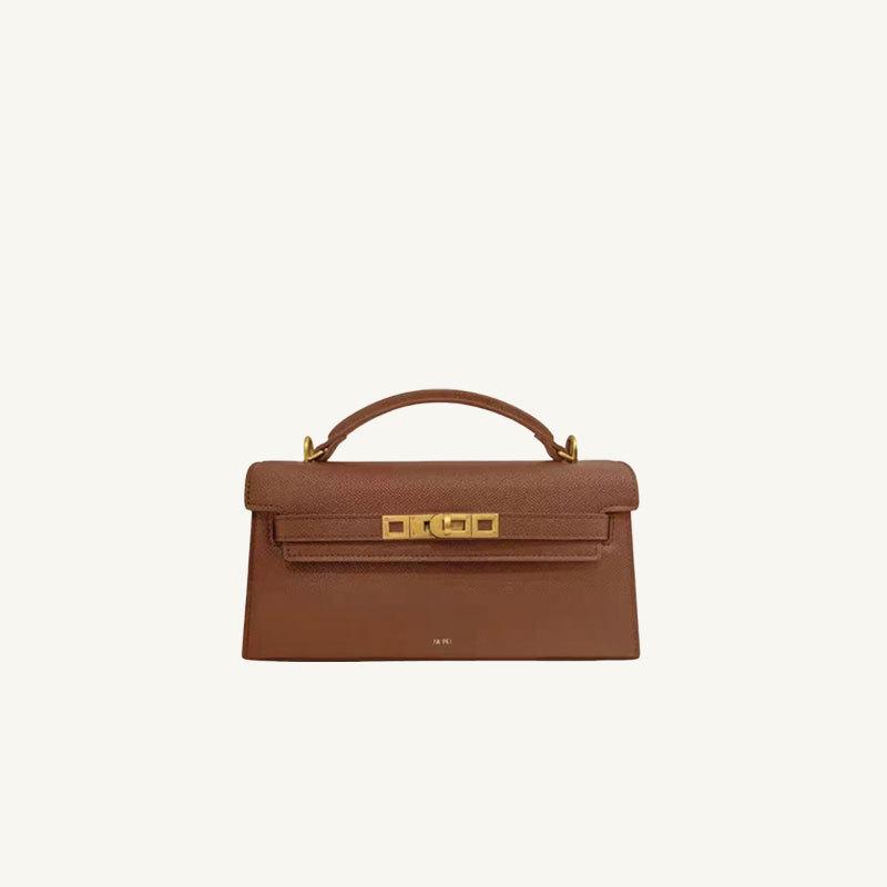 JWPEI Women's Crocodile Pattern Kelly Handbag, Crossbody or Single Shoulder Small Square Bag