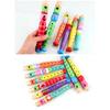 1Pc Wooden Cartoon Flute Children Clarinet 6-Hole Piccolo Baby  Toys Musical Instrument Toys Early Education Enlightenment TMZ