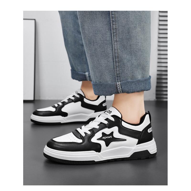 Men S Breathable Thick Sole Casual Sneakers Trendy Versatile Shoes