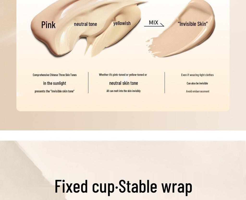 Plus Size Full Coverage Invisible Bra: Lifts, Supports, Anti-Sagging, Thin Cup, Seamless Fit for Large Busts