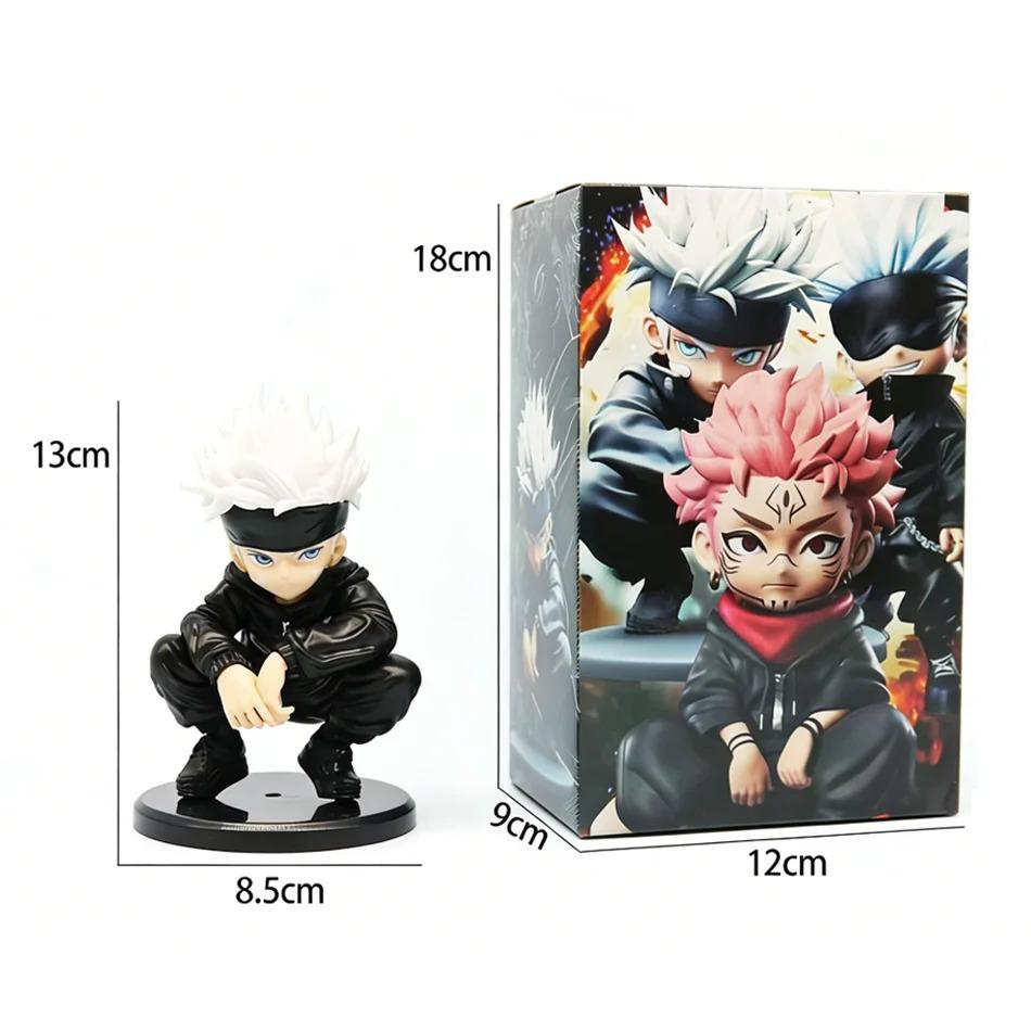 6 יחידות/סט דמויות Jujutsu Kaisen, סאטורו גוג'ו איטאדורי יוז'י דמות פעולה אנימה דגם אספנות צעצועים, מתנת יום הולדת למעריצים