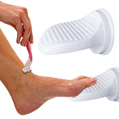 Plastic Shower Foot Rest Portable Bathtub Stool Step Aid Grip Holder Suitable for Cutting Nails Brushing Shoes