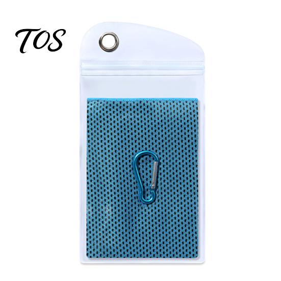 Hot Weather Relief Towel 90x30cm Cooling for Face, Chilly Sports with Storage Bag Sweat Absorbing Workout And Carabiner, Portable Cold Neck