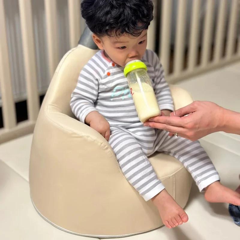 Mini Divano Cartoon per Bambini Baby Carino Coniglio Orso Sedile Rimovibile Lavabile Bambino Bambina 1-6 Anni Piccolo Divano Confortevole per Leggere