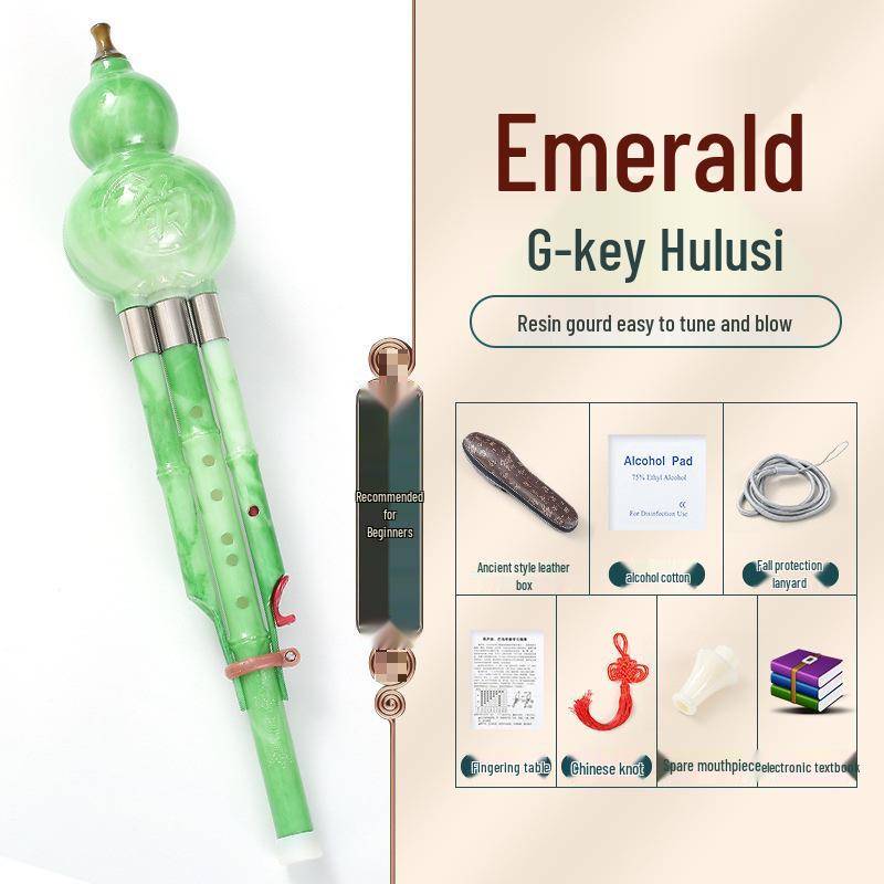 B Flat & C Key Ethnic Gourd Flute for Students & Beginners