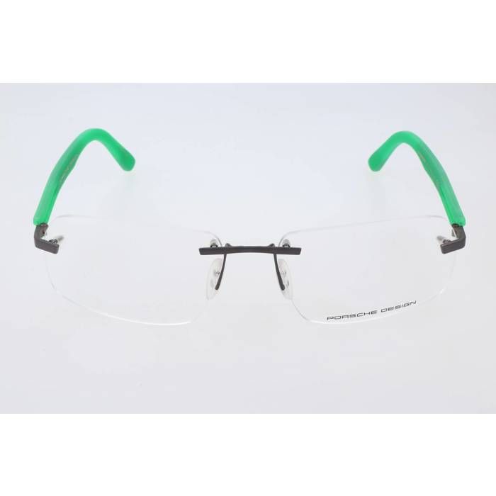 Brille - Porsche Design - P8233 - Titan - Metallicgrau - Transparentgrün