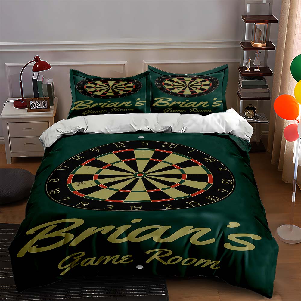 

Dartboard-themed design. Bedding Duvet cover sets Duvet covers Pillowcases gifts (1 * Duvet Cover 2 * Pillowcases, without duvet insert) 135x200cm
