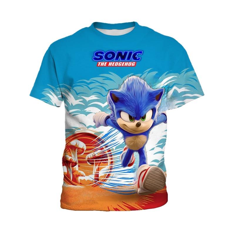 Children's T-shirt cartoon short sleeved T-shirt casual round neck children's T-shirt