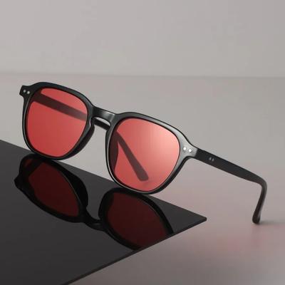 Vintage Rectangle Sunglasses Women Men Casual Fashion Glasses Luxurious Brand Designer Female