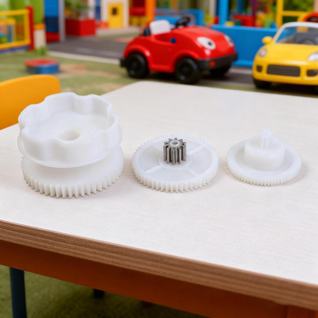 Spare Plastic Gears for Gearbox 550/390 Designed for Children's Electric Ride On Toy Cars Suitable for RC Motorized Vehicles