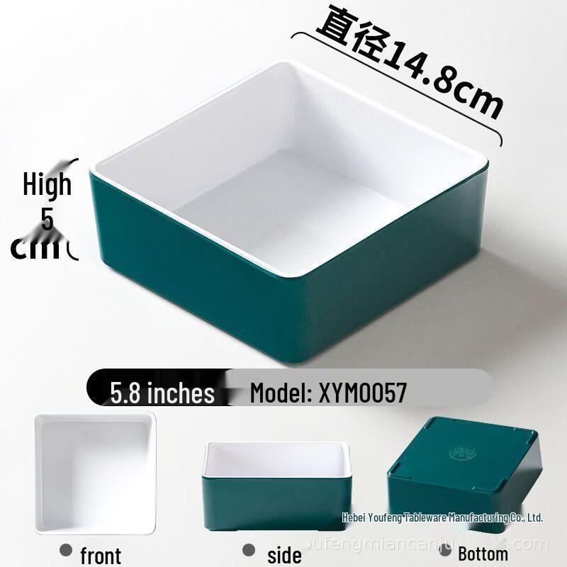 Colored Melamine Side Dish Plates