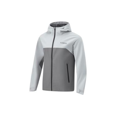 Lettuce Leaf Water-Resistant Windproof UV-Resistant Outdoor Mountaineering Casual Hooded Early Autumn Windbreaker Men Outerwear AFDU839-3