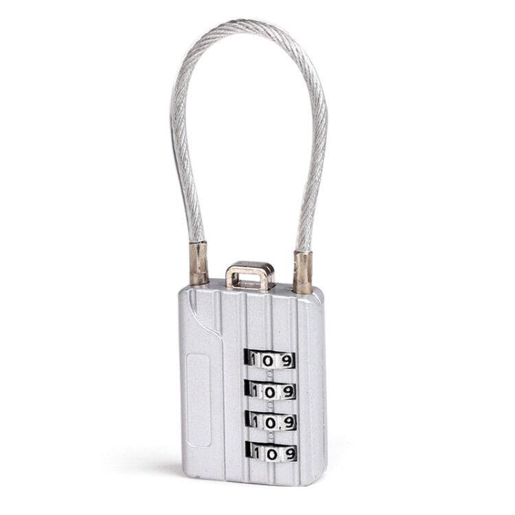 Helmet Lock, Anti-Theft Wire Padlock for Luggage, Gym Lockers, Drawers, and Electric Vehicles