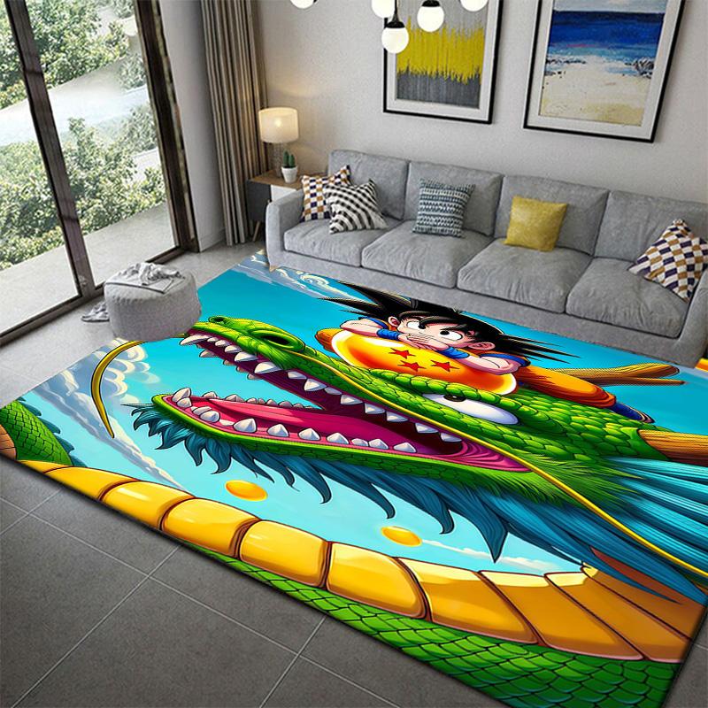 Dragon Ball Easy Clean Printed Area Carpetanime soft washable cartoon floor carpet