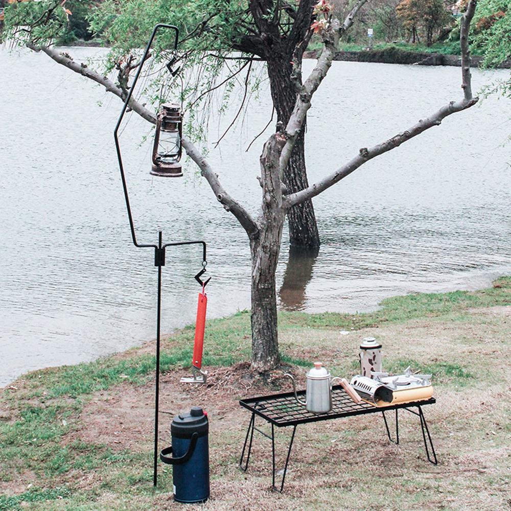 Levehető lámpás állvány lámpa Állvány Camping lámpa konzol lámpatartó