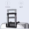 ZhiNaShi Rechargeable PC Hardshell Luggage with Silver Aluminum Frame