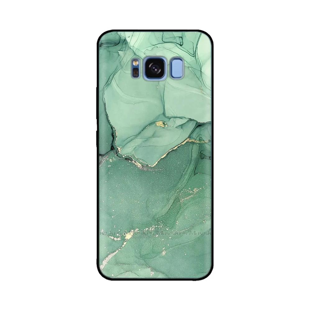 For Samsung Galaxy S8 Plus Phone Case Heart-Butterfly Funda For Samsung S8 S8Plus Cases Liquid Silicone Bumper GalaxyS8 Shells