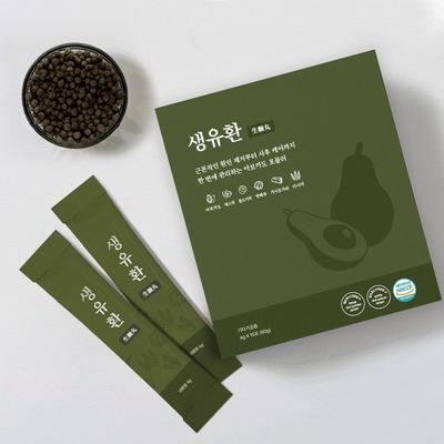 Bongangwon Raw Yuhwan Licorice Kelp Cabbage Honeysuckle Bud Acanthus Acacia, 60g, 1 Box