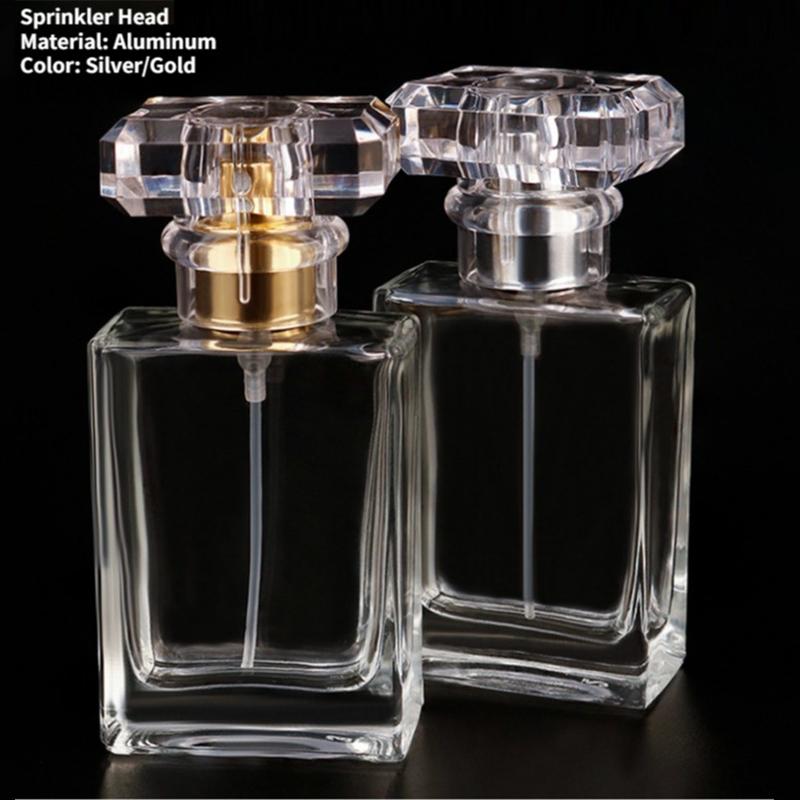10Pcs 30/50Ml Perfume Bottle Gold Silver Empty Bottle Spray Bottle Portable Perfume Dispensing Bottles