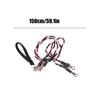 Double Dog Rope Padded Handle Heavy Duty Cable Walking Double Cable For Two Puppy For Small Medium Large Breed Puppy Walking