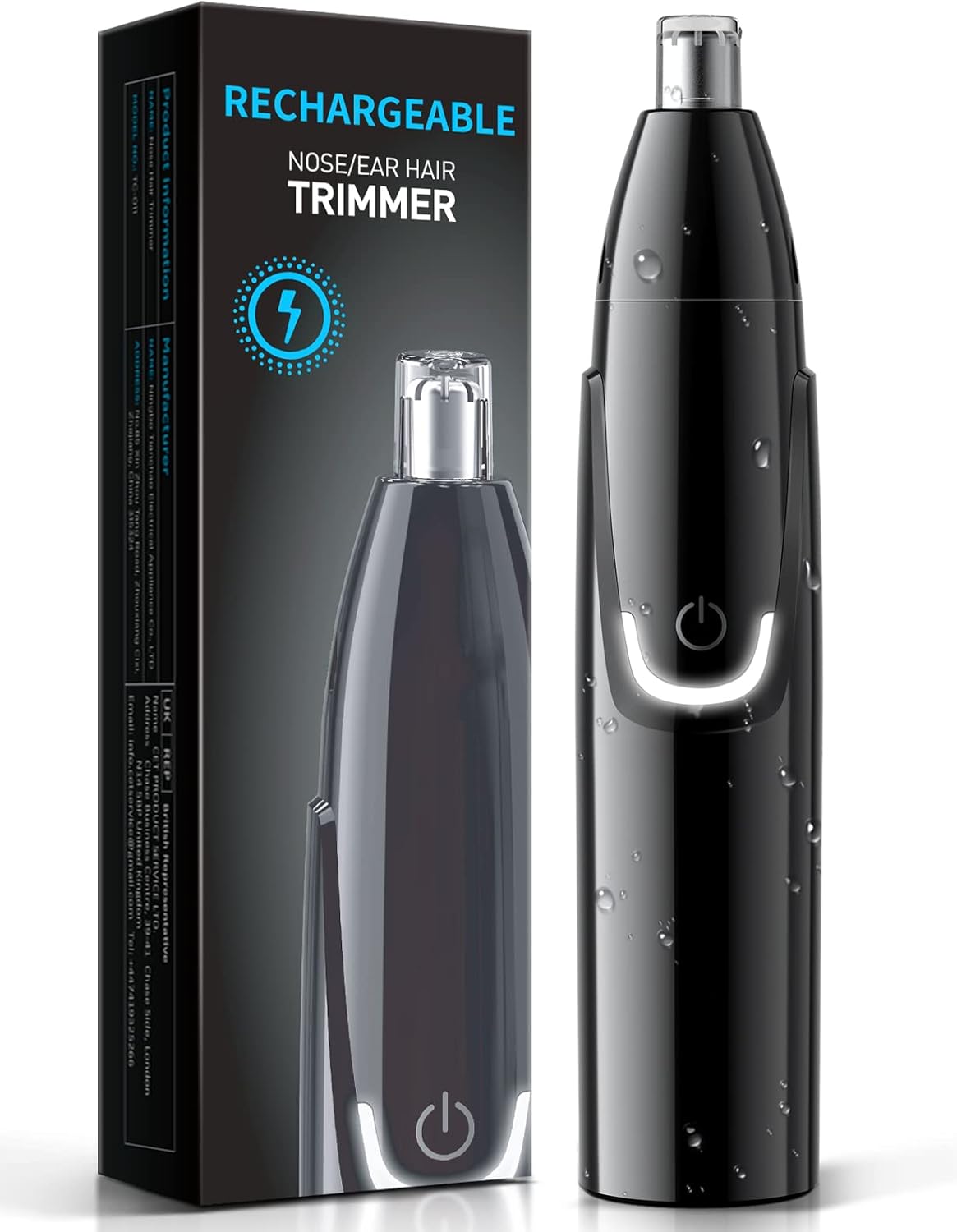 

Ear and Nose Hair Trimmer - 2026 Professional Painless Eyebrow & Facial Hair Trimmer for Men Women, Powerful United States