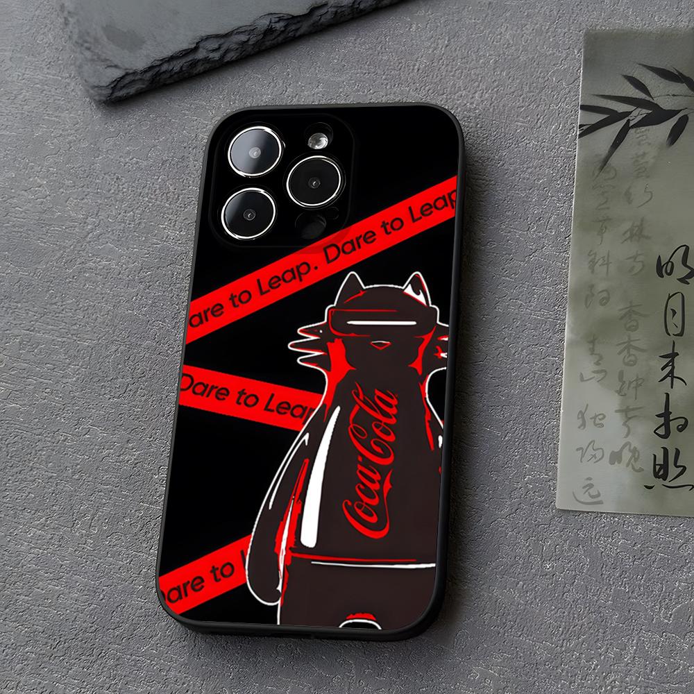 Hot C-Coca Drinks C-Cola Phone Case Funda For Iphone 13 17 16 11 15ProMax 14 12 Pro Xs Max Mini Xr X 7 8 6 6s Plus Covers