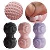 Peanut Massage Ball Deep Tissue Massage Ball Double Ball Trigger Point Ball Multi-Function Fascial Ball for Feet Neck Back