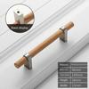 Wood Handles Cabinet Pulls Modern Black Kitchen Doors Drawer Kids Gold Adjustable Knobs  For Furniture Bronze In Cabinet Pulls