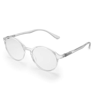 Intellilens Runde Blaulichtfilter-Computerbrille zum Augenschutz | UV-Schutzbrille für Unisex | TR90-Gestelle