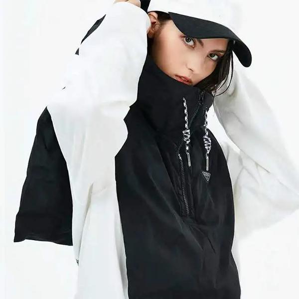 WTEMPO Herbst Winter Warm Reißverschluss Daunen Baumwolle Schwarze Mützen Damen Kältebeständig Winddicht Outdoor Radfahren Ski Mützen Schal