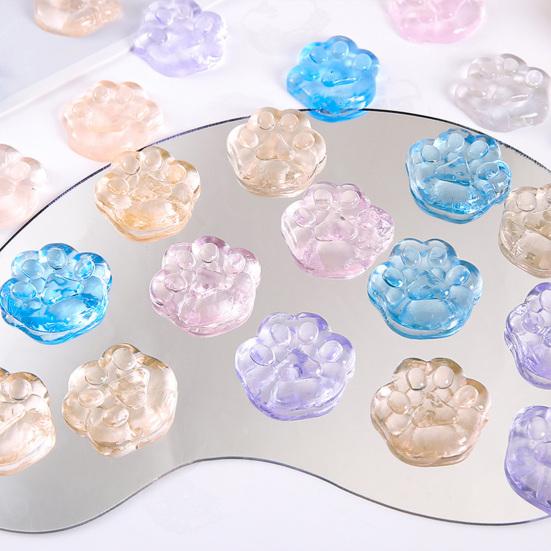 24Pcs Cat Paw Squishes Toy Slow Rebound Flexible TPR Stress Relief Funny Kitten Claw Squeeze Fidget Toy Kids Adults Birthday Gift
