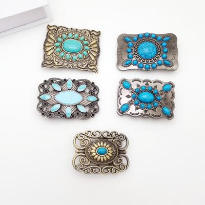 Zinc Alloy Bohemian Niche Belt Buckle Casual Belt Buckle Automatic Buckle Retro Style
