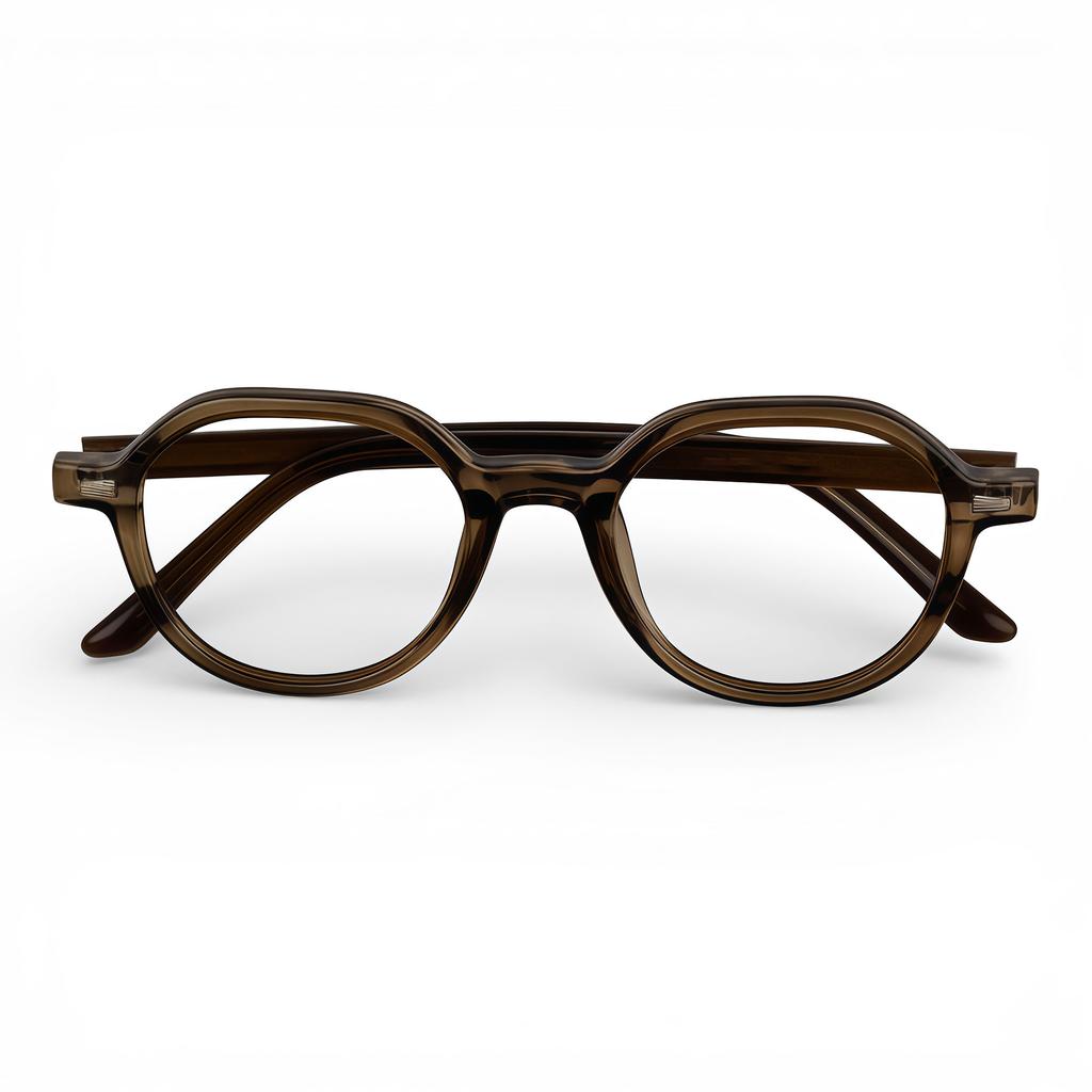 Adije Vayne (Khaki) Yu1008 Eyeglass Frames Horn-Rimmed