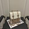 Schoolbag fashion trend texture casual backpack autumn and winter new bag 1011 niche design women's simple backpack